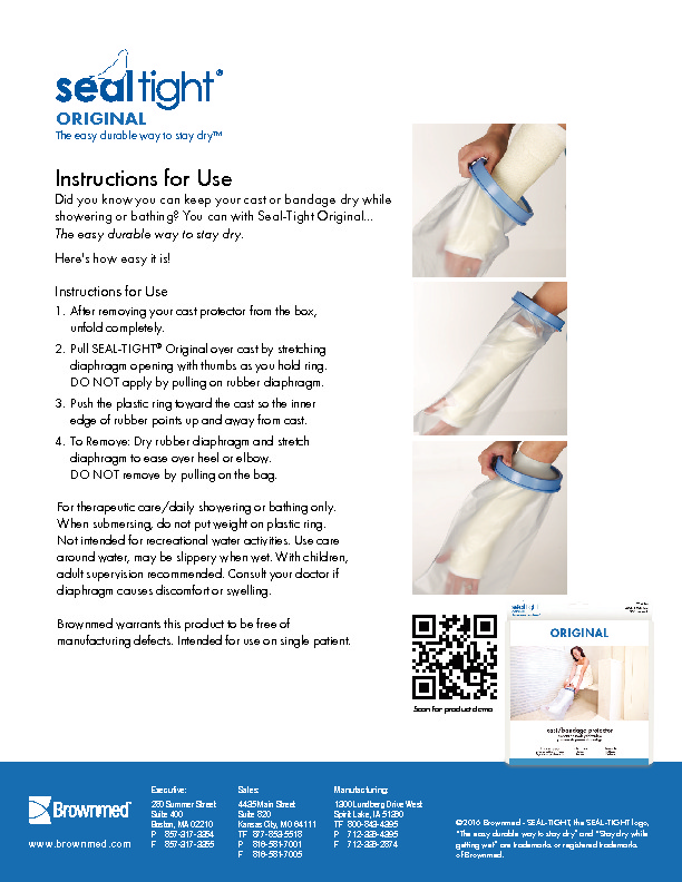 Original Hand/Arm Cast and Bandage Protector | Seal Tight